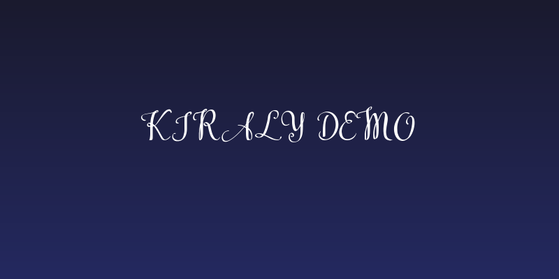 Kiraly Demo Social Header