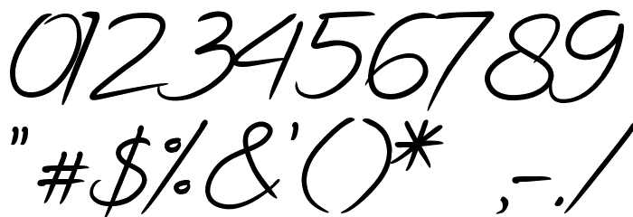 Kirana Script Font OTHER CHARS