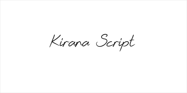 Kirana Script Logo