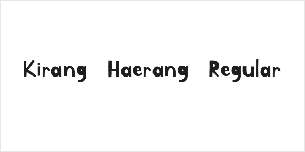 Kirang Haerang Regular Logo