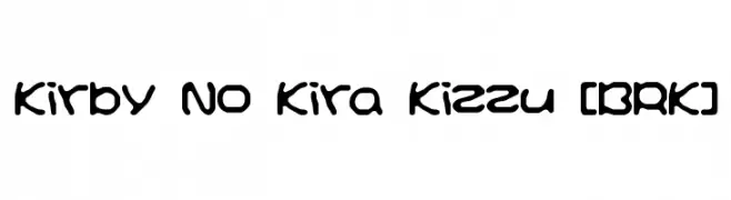 Kirby No Kira Kizzu [BRK]  Frei Schriftart Herunterladen