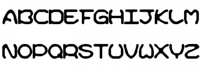 Kirby No Kira Kizzu [BRK] Font UPPERCASE