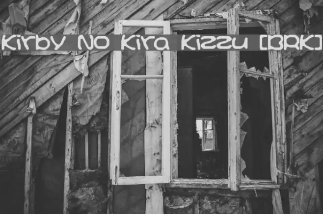 Kirby No Kira Kizzu [BRK] Font examples