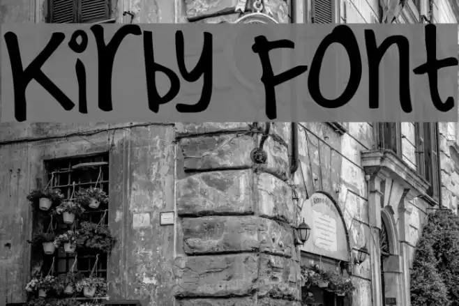 Kirby フォント examples