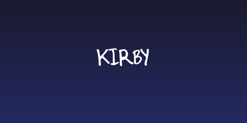 Kirby Social Header