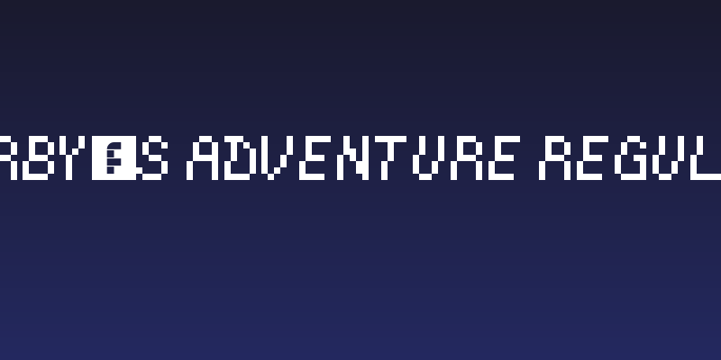 Kirby's Adventure Regular Social Header