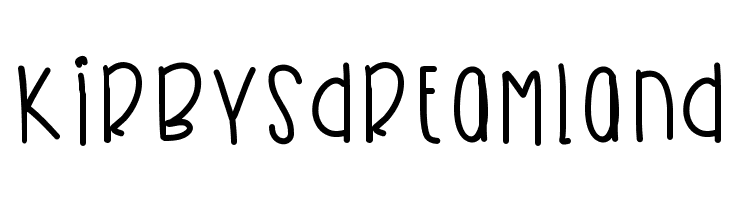 KirbysDreamland  font caratteri gratis