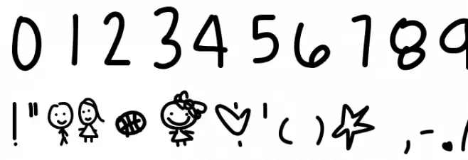 KirbysDreamland Font OTHER CHARS