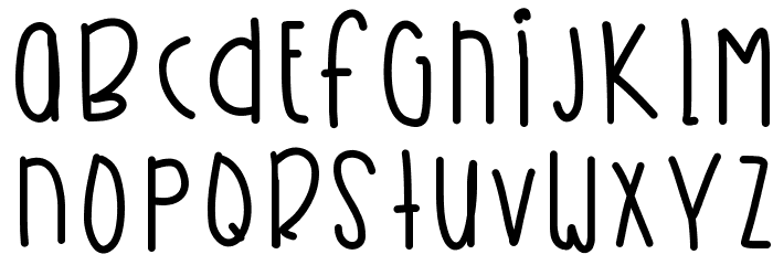 KirbysDreamland Font LOWERCASE