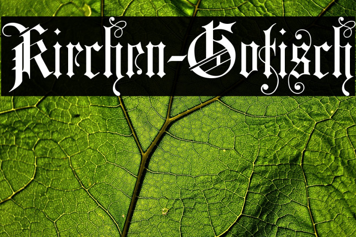 Kirchen-Gotisch Example 1