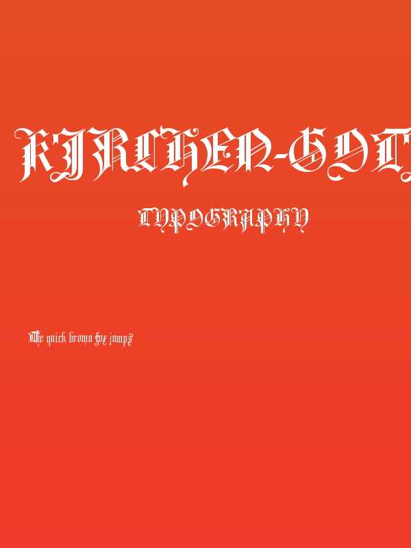 Kirchen-Gotisch Poster