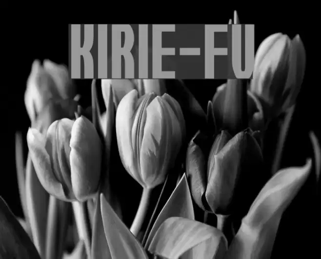 Kirie-Fu Font examples