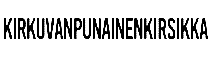 Kirkuvanpunainen kirsikka Font