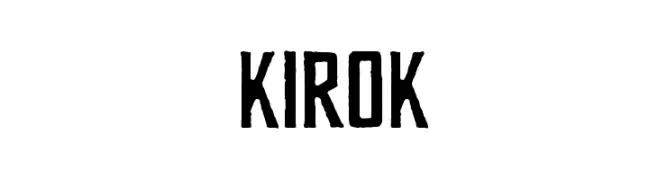 Kirok  フリーフォントのダウンロード