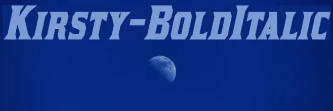 Kirsty-BoldItalic Example 2