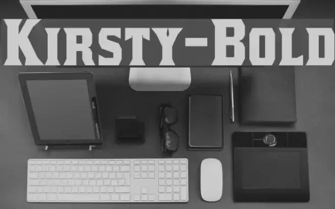 Kirsty-Bold Font examples