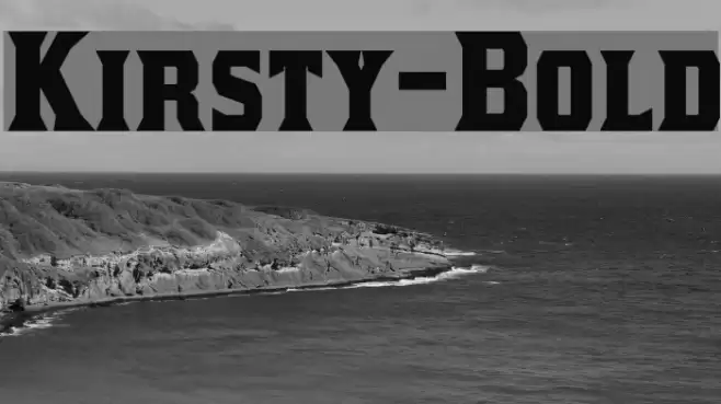 Kirsty-Bold Font examples