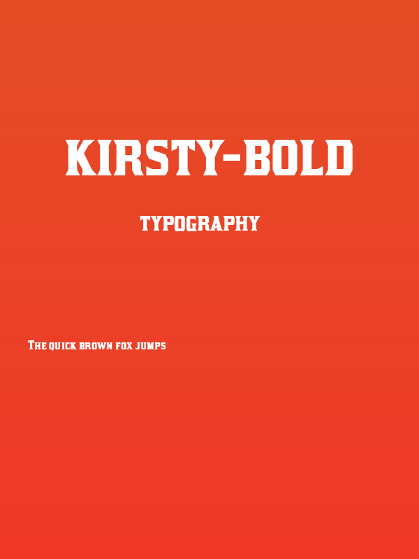 Kirsty-Bold Poster