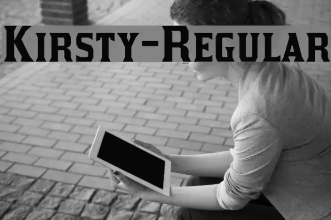 Kirsty-Regular Font examples