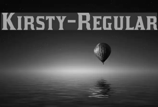Kirsty-Regular Font examples