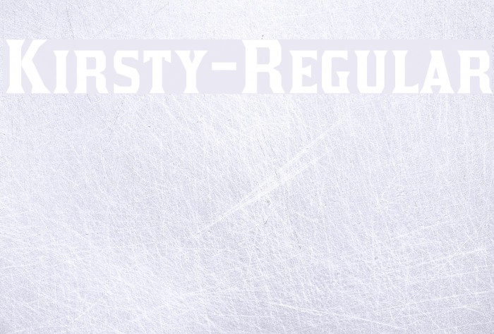 Kirsty-Regular Font examples