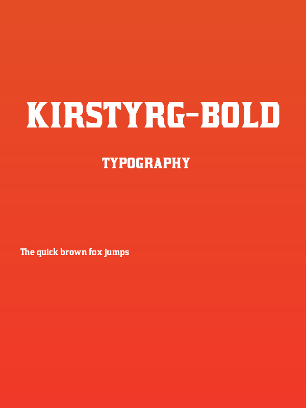 KirstyRg-Bold Poster