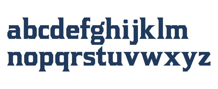 KirstyRg-Bold Lowercase