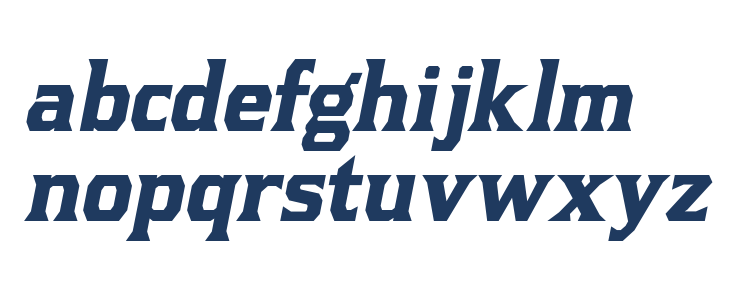 KirstyRg-BoldItalic Lowercase