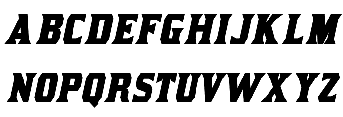 KirstyRg-BoldItalic Font LOWERCASE