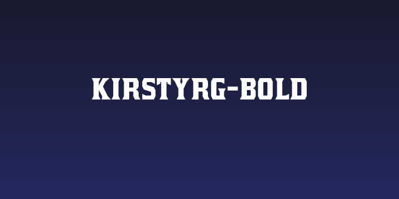 KirstyRg-Bold Social Header