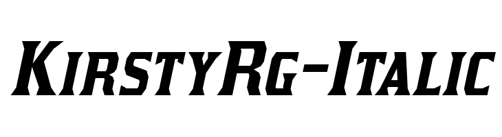 KirstyRg-Italic  font caratteri gratis