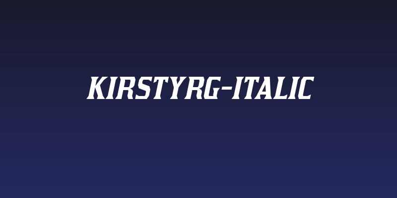 KirstyRg-Italic Social Header