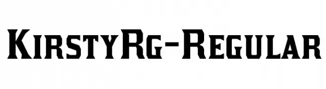 KirstyRg-Regular  les polices de caractères gratuit tlcharger