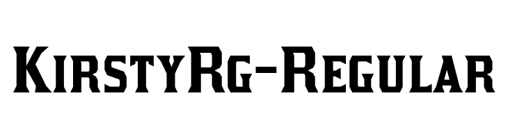 KirstyRg-Regular  baixar fontes gratis
