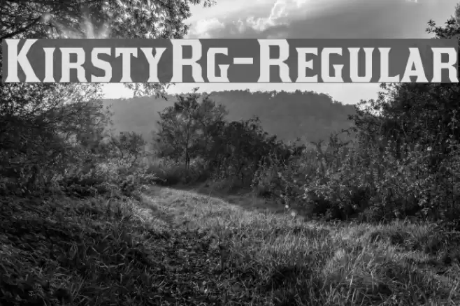 KirstyRg-Regular Font examples
