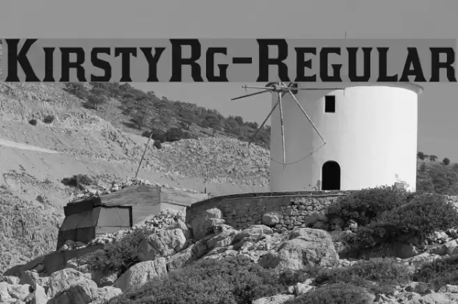 KirstyRg-Regular Font examples