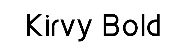 Kirvy Bold Font
