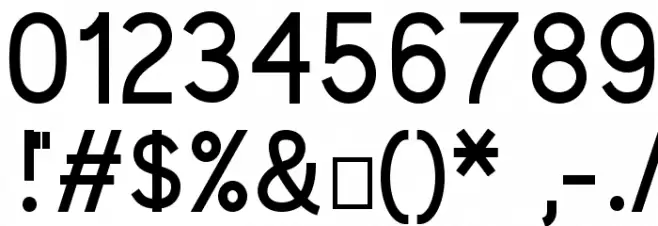 Kirvy Bold Font OTHER CHARS