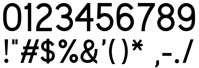 Kirvy-Bold Font OTHER CHARS