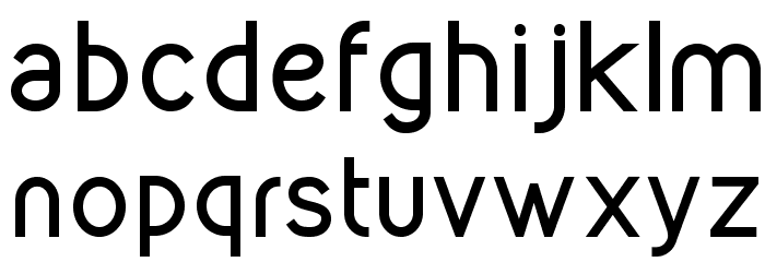 Kirvy Bold Font LOWERCASE