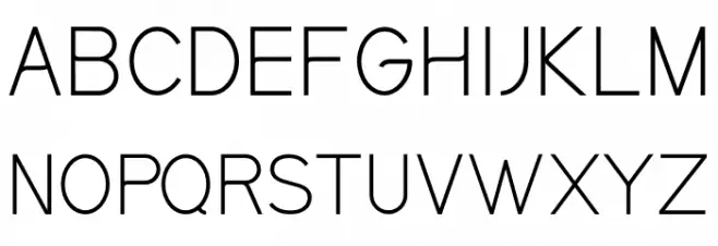 Kirvy-Light 字体 大写