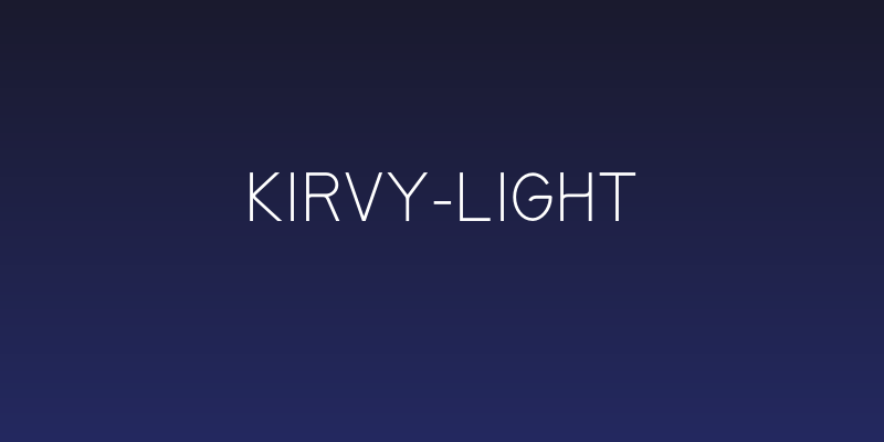 Kirvy-Light Social Header