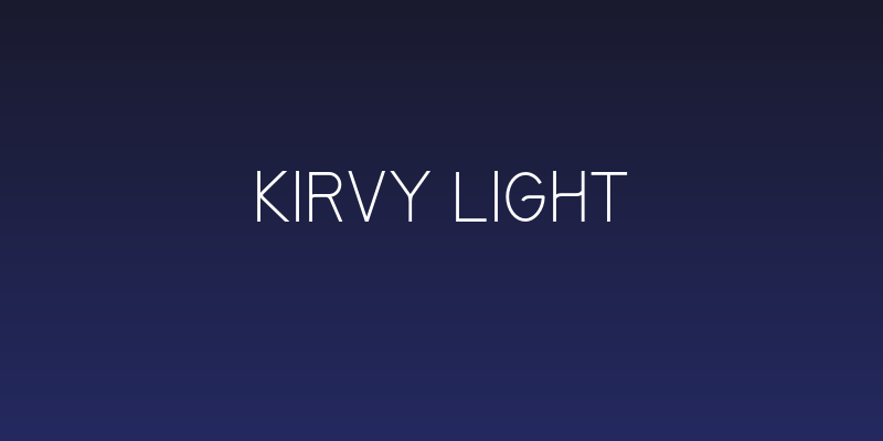 Kirvy Light Social Header