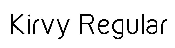 Kirvy Regular Font