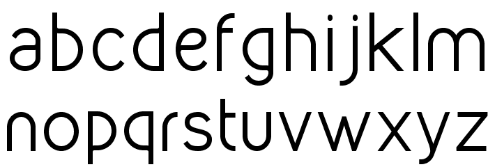 Kirvy Regular Font LOWERCASE