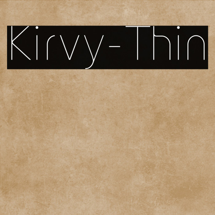 Kirvy-Thin Example 1