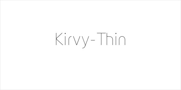 Kirvy-Thin Logo