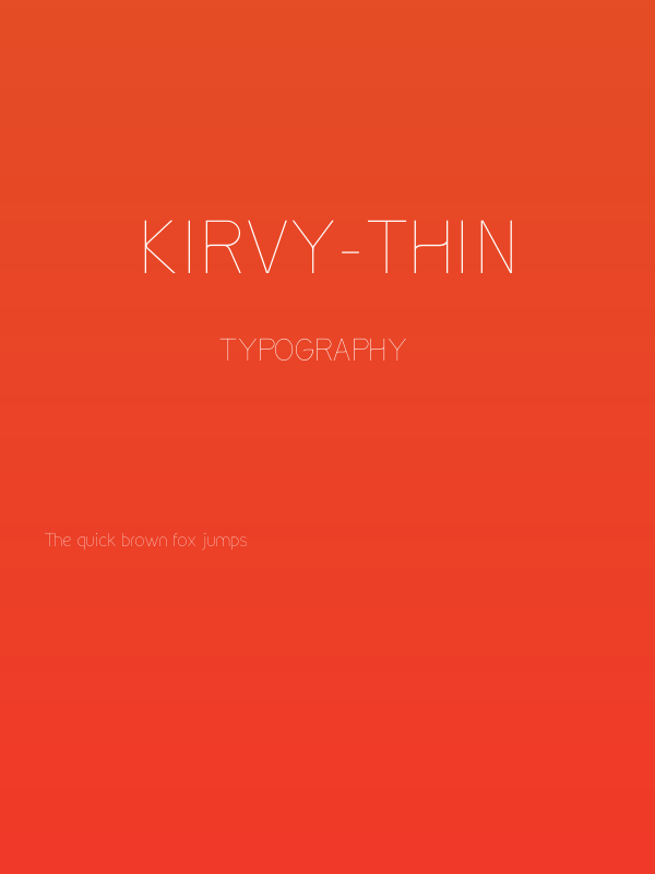Kirvy-Thin Poster