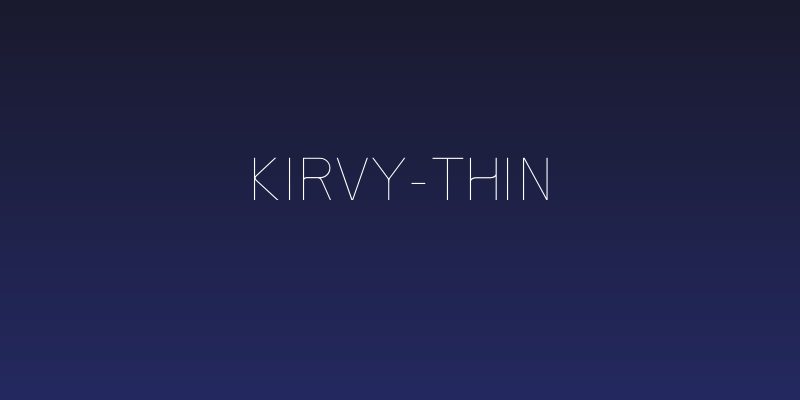 Kirvy-Thin Social Header