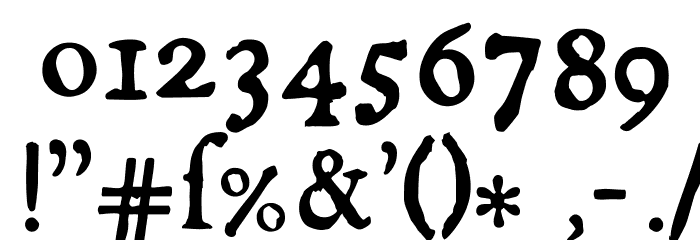 KisMiklos Font OTHER CHARS